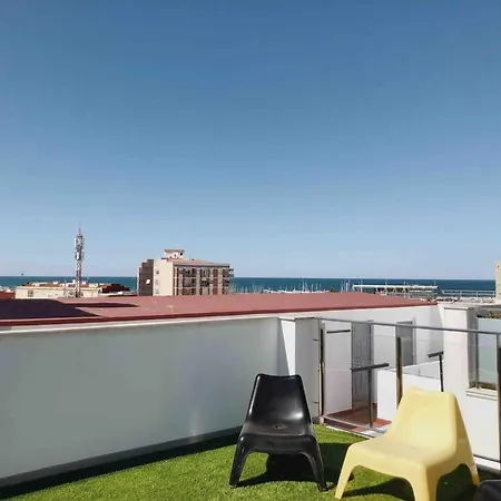Apartment Atico Duplex Con Vistas Al Mar, Puerto Y Castillo.